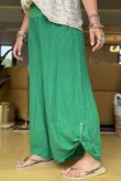 Pure Linen Jensen Hook Up Palazzo Emerald 